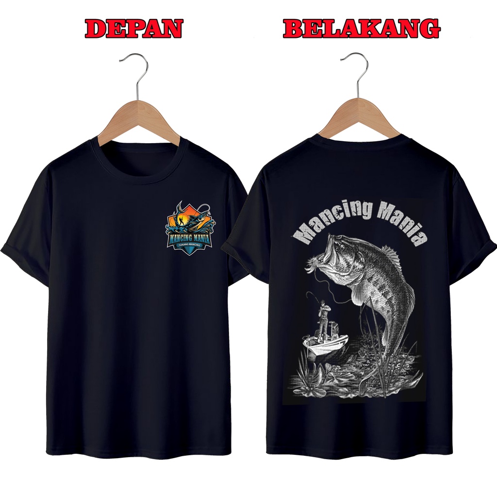 KAOS DISTRO UNISEX PRIA DAN WANITA TERBARU, KAOS JUMBO MANCING PERAHU