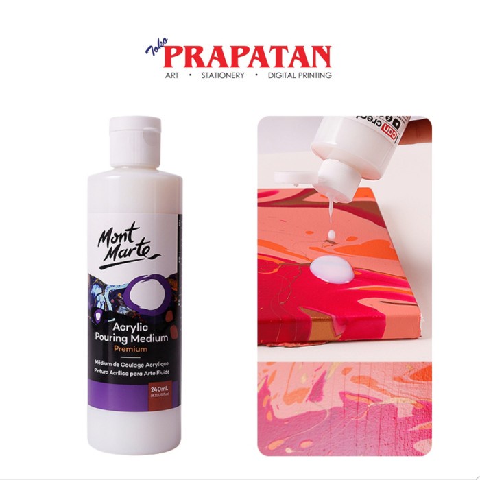 

Mont Marte Acrylic Pouring Medium 240Ml