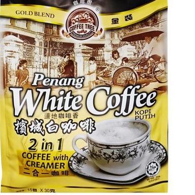 

☻ Coffee tree penang white coffee 2 in 1 COFFEE With CREAMER NO SUGAR ADDED Ω