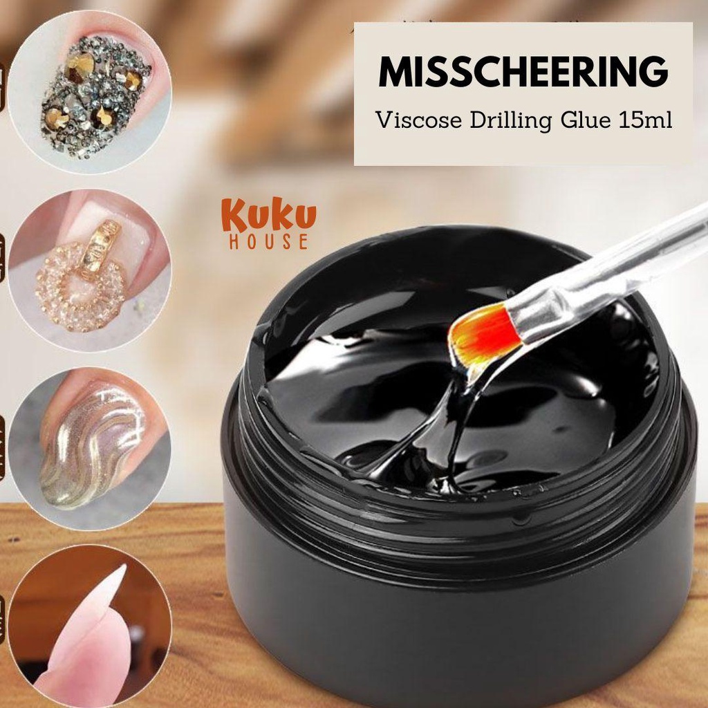 misscheering viscose drill glue Chrome powder / semi solid