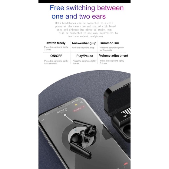 Panzy TWS M29 Pro Bluetooth Earphone Wireless TWS Gaming Music Mode Earbuds