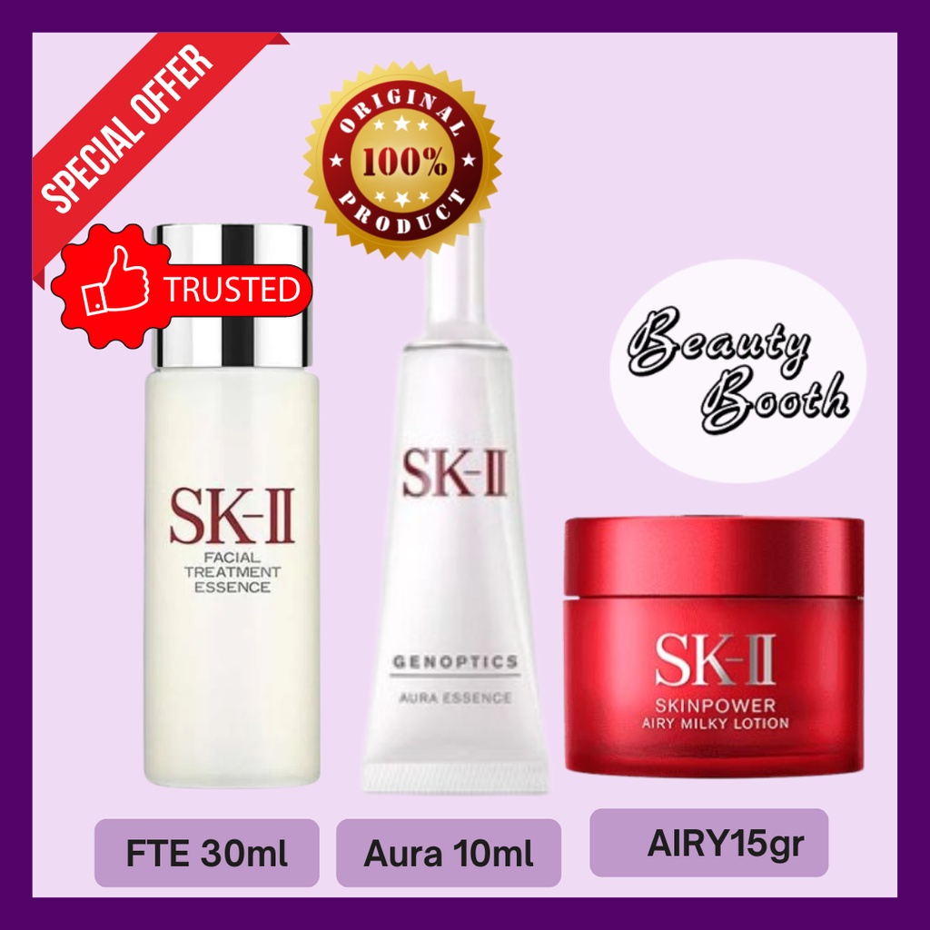 SK-II Sk2 SKII FTE 30ml + Aura 10ml + Skinpower AIRY 15gr