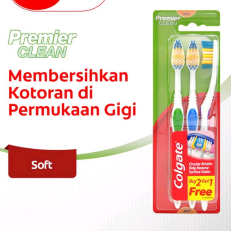 Colgate Sikat Gigi Isi 3pcs