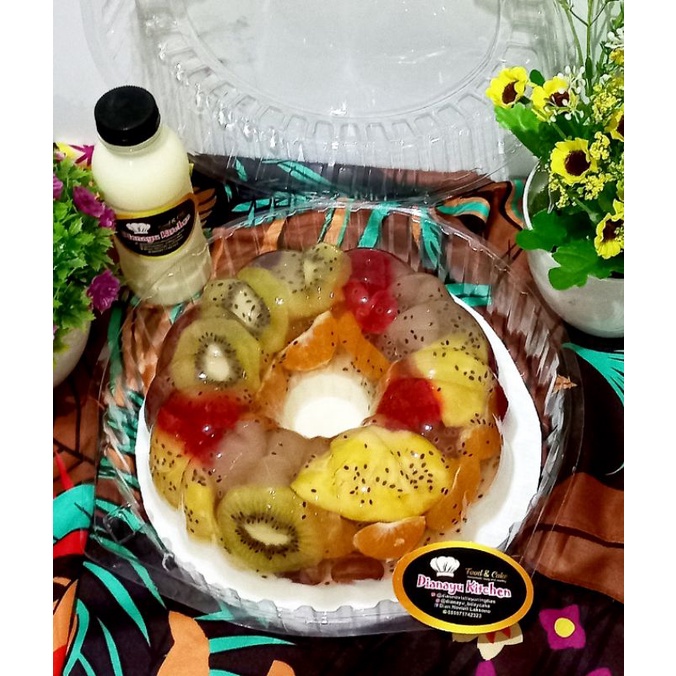 

Puding kaca buah/Puding buah/tutty fruity pudding