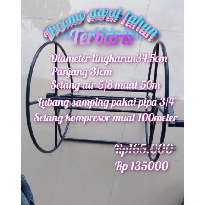 GULUNGAN SELANG AIR 50METER,50 METER WATER HOSE REEL,GULUNGAN T54564U