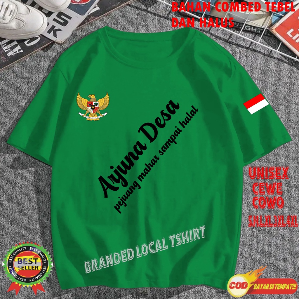 APPS Promo Diskon Kaos ARJUNA DESA Kaos Terlaris Kualitas Terjamin/Kaos Murah /Pakaian Pria pakaian Wanita/Kaos Distro Pria Kaos Promo/Best Seller