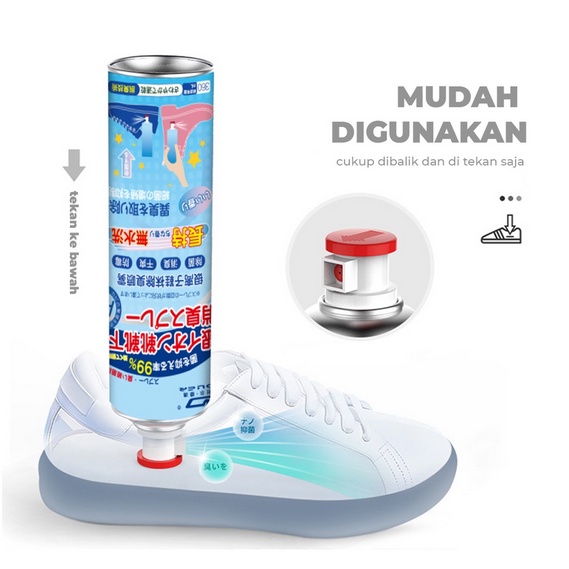 BB7 - Spray Penghilang Bau Sepatu Semprotan Wangi Sepatu Parfum Sepatu Pewangi Sepatu