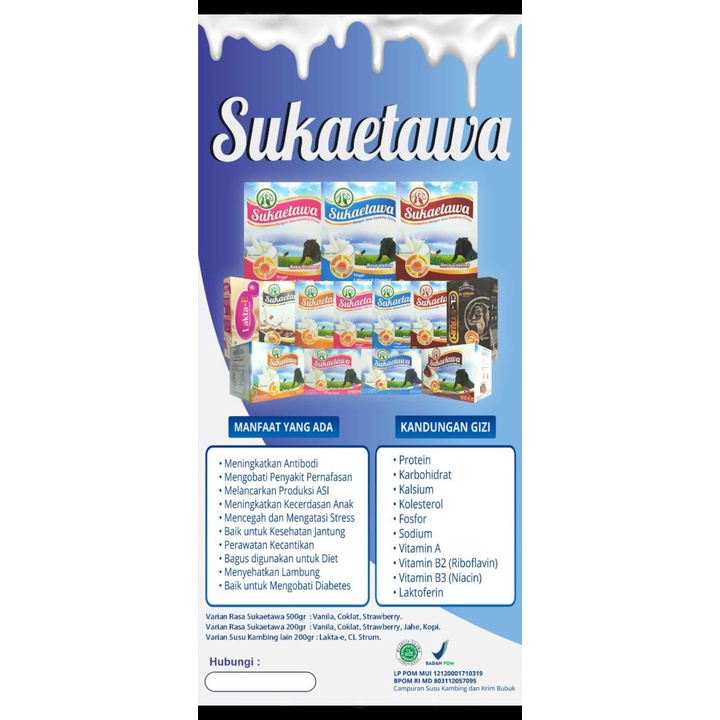 

BISA COD Susu Kambing Etawa / Susu kambing Sukaetawa Rasa Coklat sachet 200gr isi 10 sachet / Susu sukaetawa