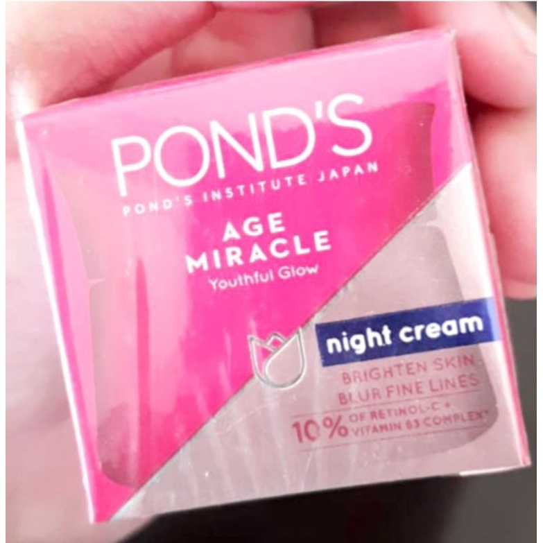 Ponds Age Miracle Day Cream / Age Miracle Night Cream / Flawless Radiance SPF 18 PA++ Brightening Day Cream 10gr