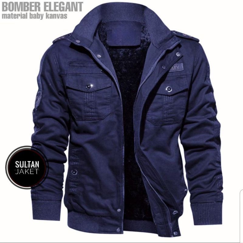 Terlaris ELEGANT BOMBER // JAKET BOMBER PRIA // JAKET PILOT