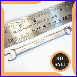 tools n parts HIOSHI 8mm Combination Wrench - Kunci Ring Pas Heavy Duty 1F3B23