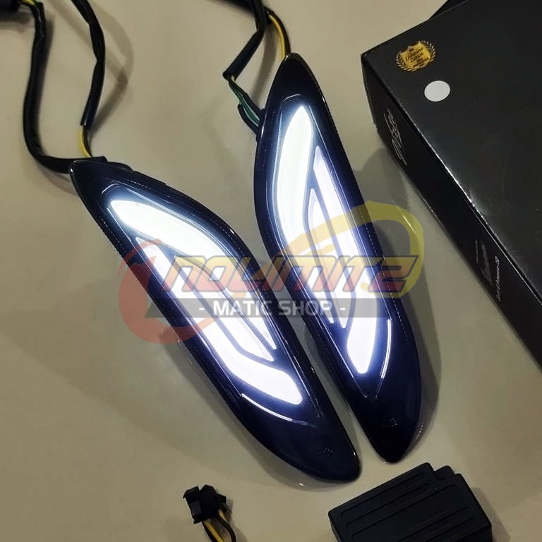 Lampu Sein Belakang Virtu Running LED Vespa Sprint Primavera 3V IGET