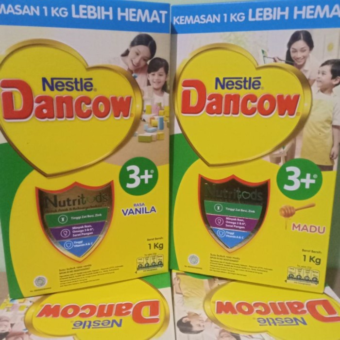 

[ COD ] Dancow 3+ vanila madu susu formula 3-5 tahun 1kg - madu