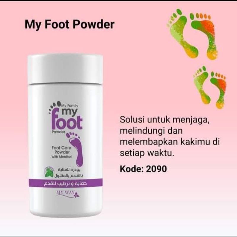 My Foot powder my way