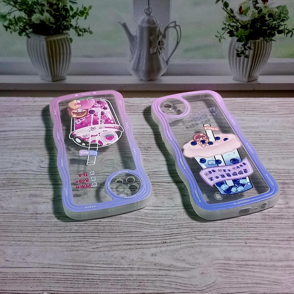 Case Realme C11 2021 RMX3231 Softcase Gelombang Motif Minuman Realme RMX 3231