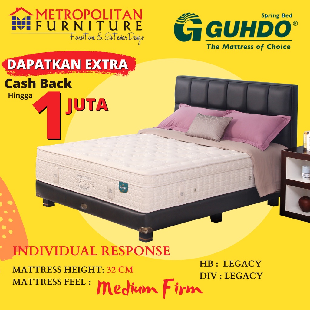 Kasur Springbed Guhdo Individual Response FULL SET Legacy Style