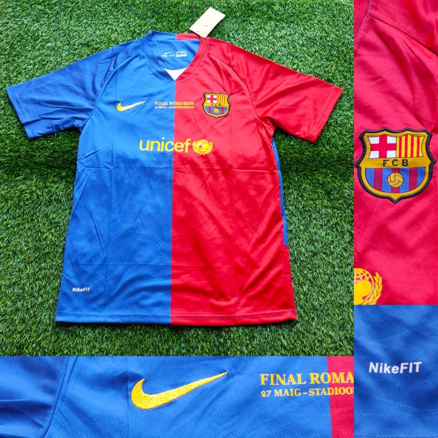 Jersey Barcelona Home Final Roma 2009 - Jersey Barcelona Home 2009- Jersey barca home Final Roma 200