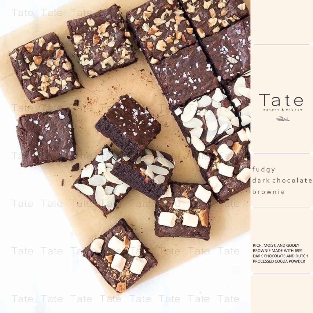 

FUDGY DARK CHOCOLATE BROWNIES (Instant/Same Day)