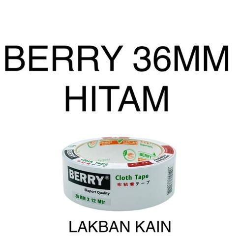 

G36 Lakban Kain Cloth Tape Berry 1,5" 1.5" Inch / 36 MM x 12 Meter Warna Hitam SPECIAL PRICE ワ
