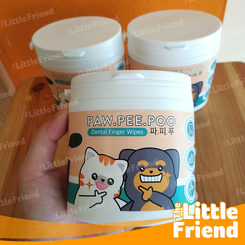 Tisu Jari Basah Pembersih Gigi Anjing Kucing Teeth Dental Finger Wipes