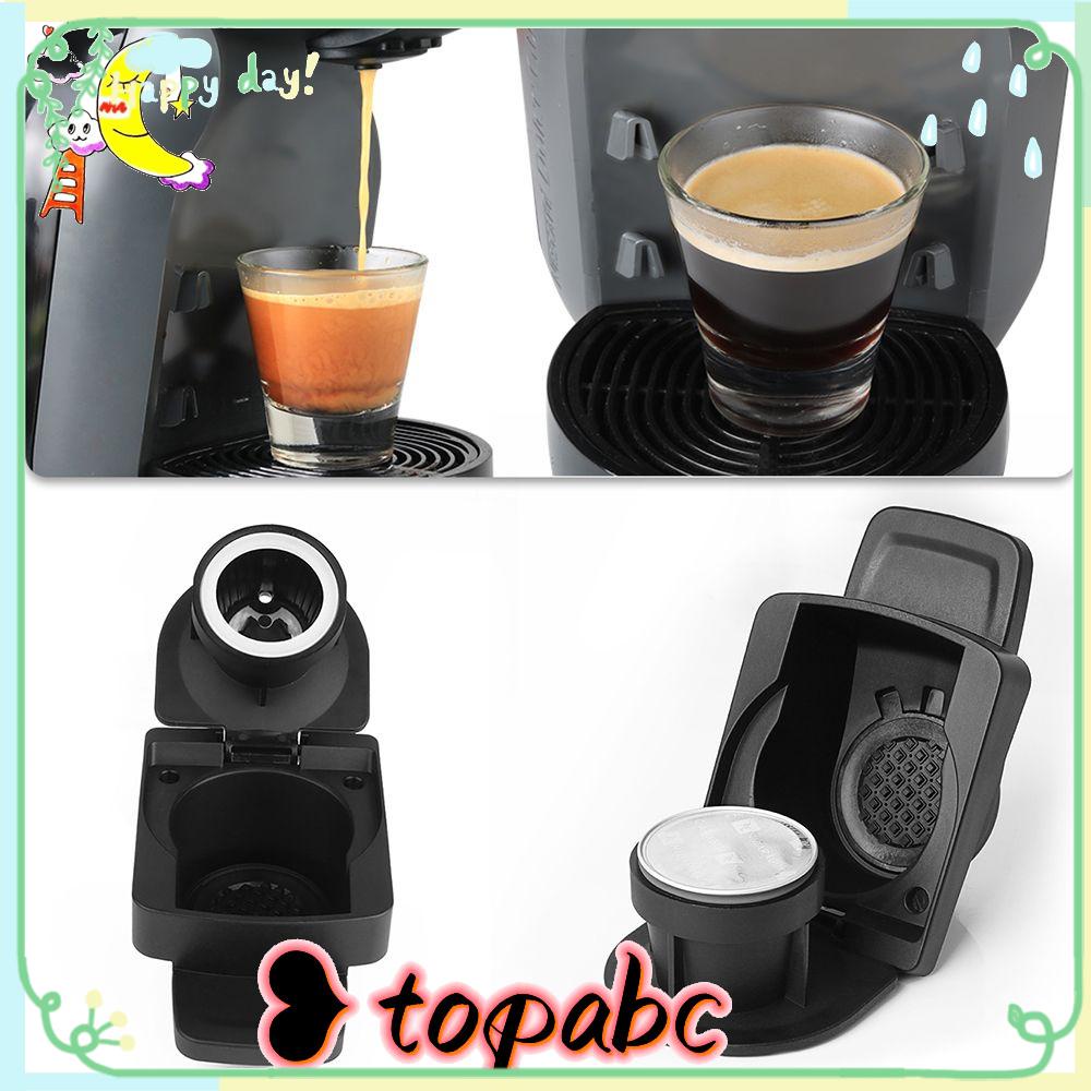 Top Coffee Capsule Adapter Alat Kopi Reusable Cream Maker Mengubah Ke Tempat Kompatibel Dengan Dolce Gusto Kapsul Original