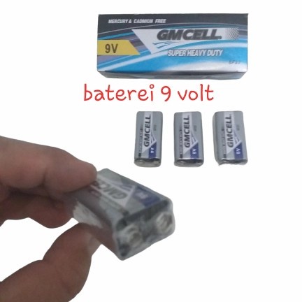 GMCELL Batere Baterei Super Heavy 9 Volt Long Lasting Lebih Tahan Lama