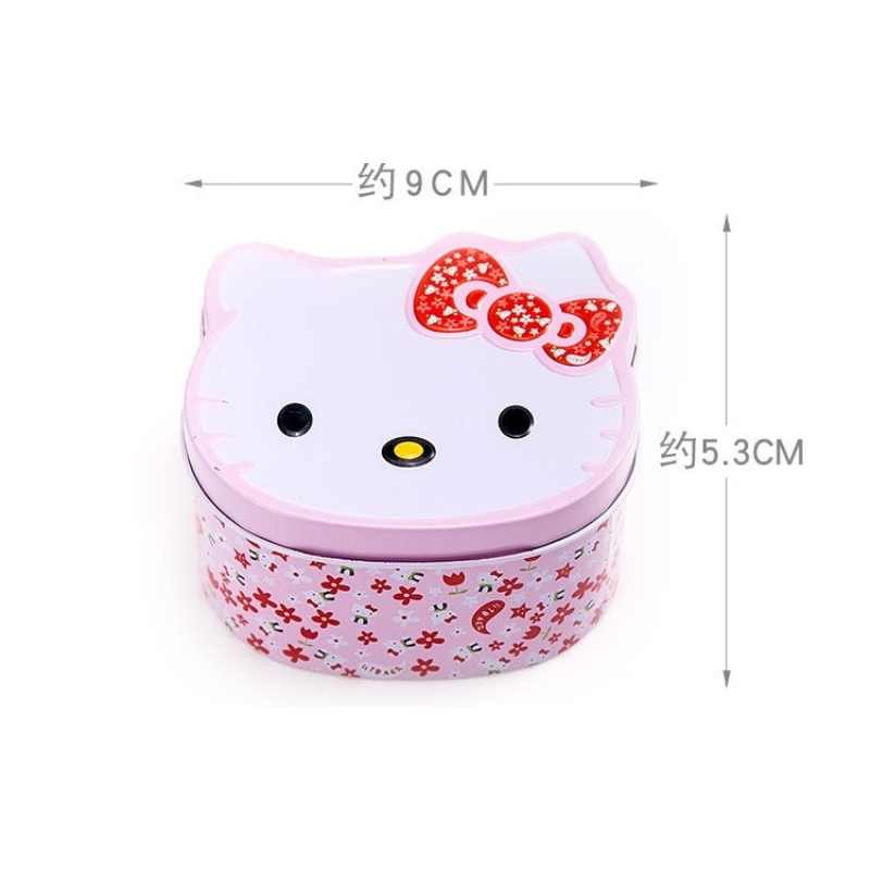 3SP | AC111 Ikat Rambut Anak Isi 100 Free Kaleng Kartun Lucu Aksesoris Karet Rambut Anak