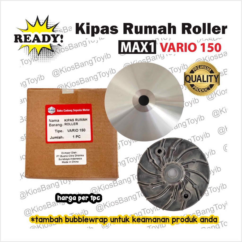 Kipas Lawan Pully Rumah Roller Honda Vario 150 (-max1-)