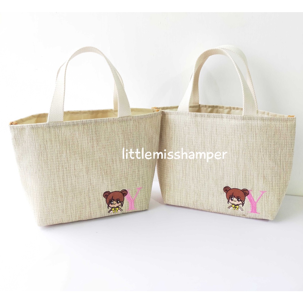 

custom tote mini boat goodie bag canvas kanvas ultah anak tas hampers lahiran corporate hamper