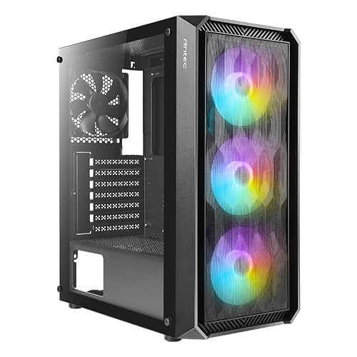 Casing Antec NX292 BLACK - Tempered Glass Window, ATX, 4x Fan 12cm