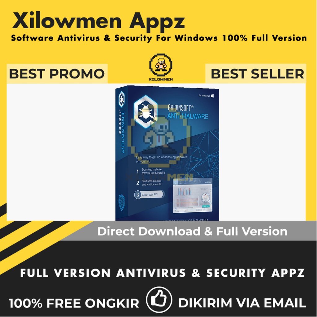 [Full Version] GridinSoft Anti-Malware Pro Security Lifetime Win OS - Perlindungan canggih terhadap malware dan ancaman keamanan