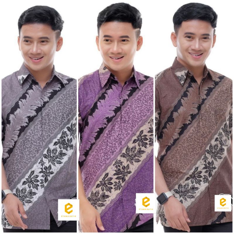 Couple Batik Modern Kombinasi Motif