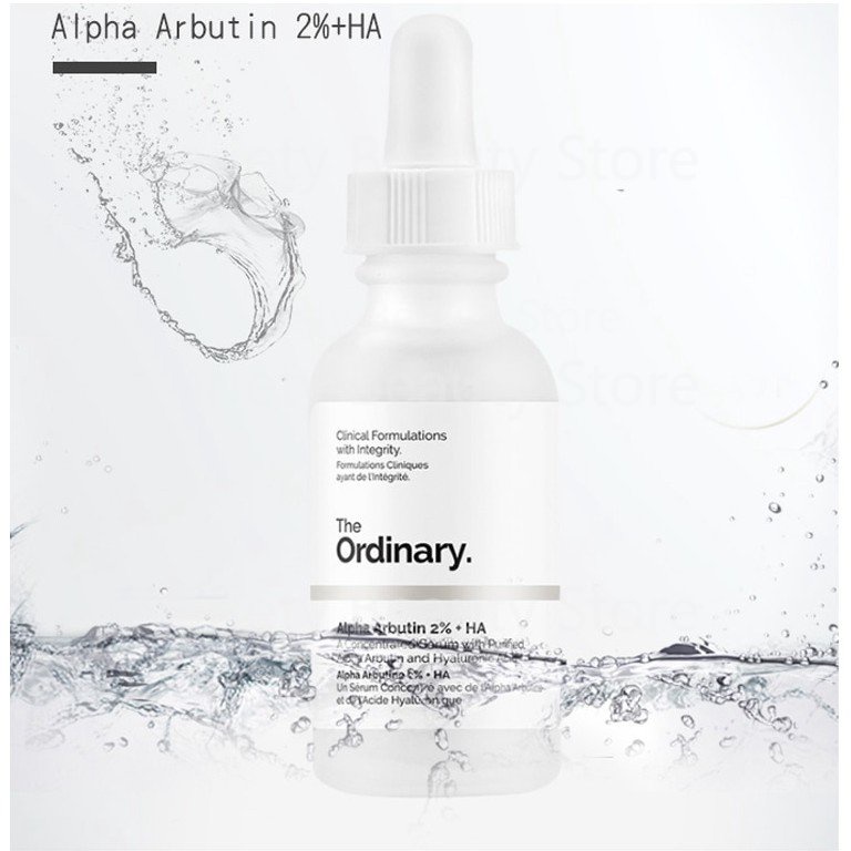 The Ordinary Alpha Arbutin 2% + HA 30ml Concentrated Whitening Face Serum