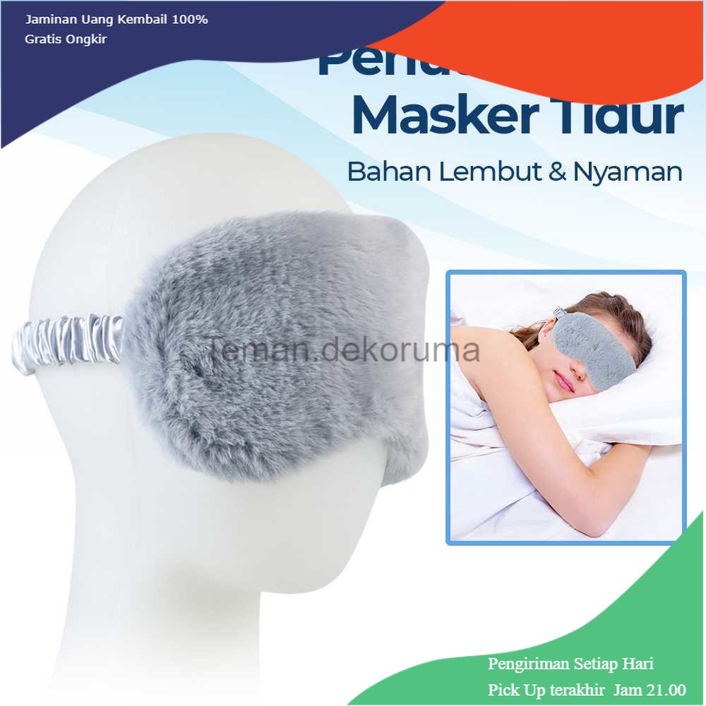 TD - TRV Yeye Sleeping Mask Blindfold Eye Patch Penutup Mata Masker Tidur Bulu - 021