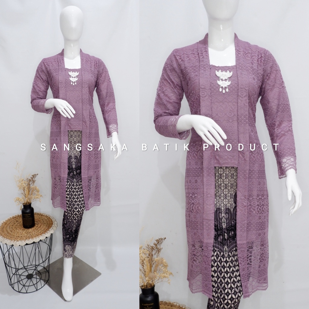 Kebaya Kutu Baru / Kebaya Tunik / Tunik Brokat / Kebaya Modern / Kebaya tile / Kebaya Favorite / Batik Couple