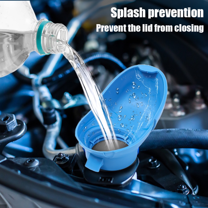 Untuk Skoda Windshield Glass Cleaning Tank Spray Penutup Botol Windshield Washer Cairan Tandon Spray Penutup Kaleng