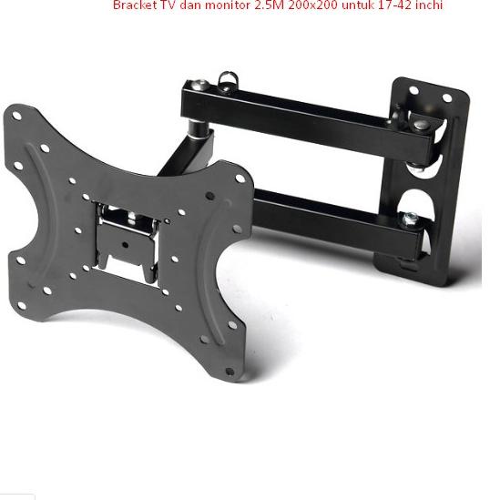 Promo Baru Bracket TV dan monitor 2.5M 200x200 untuk 17-42 inchi