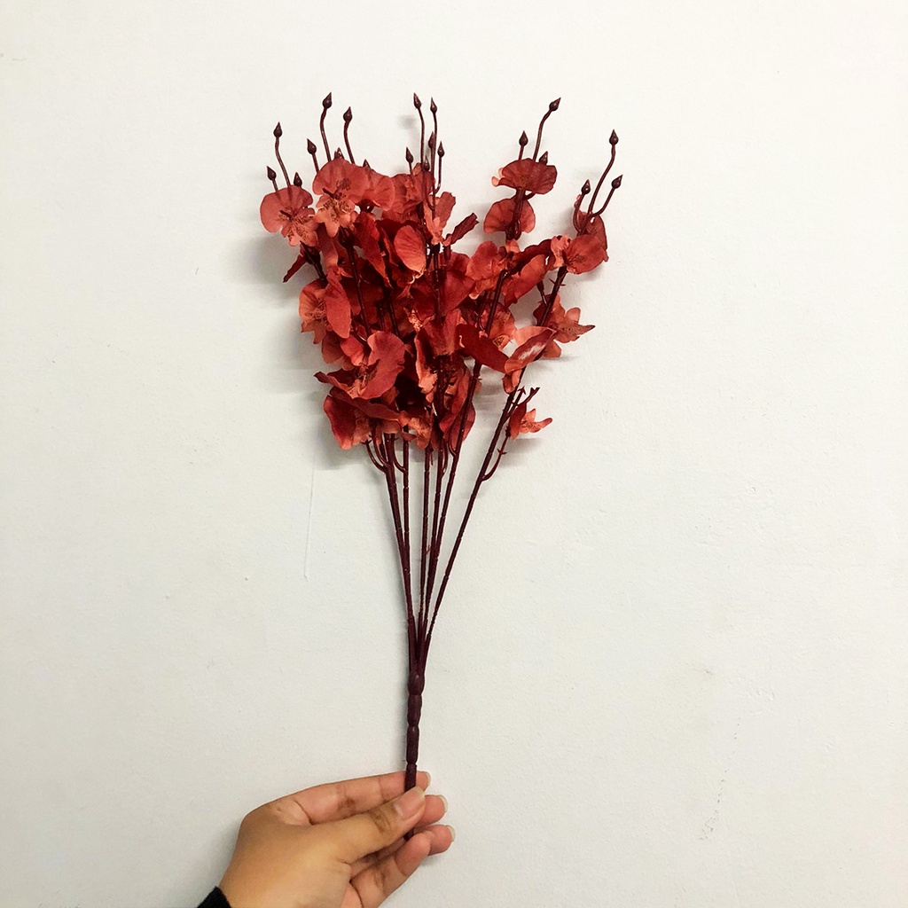 Bunga Hias Tangkai Buket Plastik Ornamen Pajangan Hiasan Dekorasi Rumah Artificial Flower Satu7an PBP155