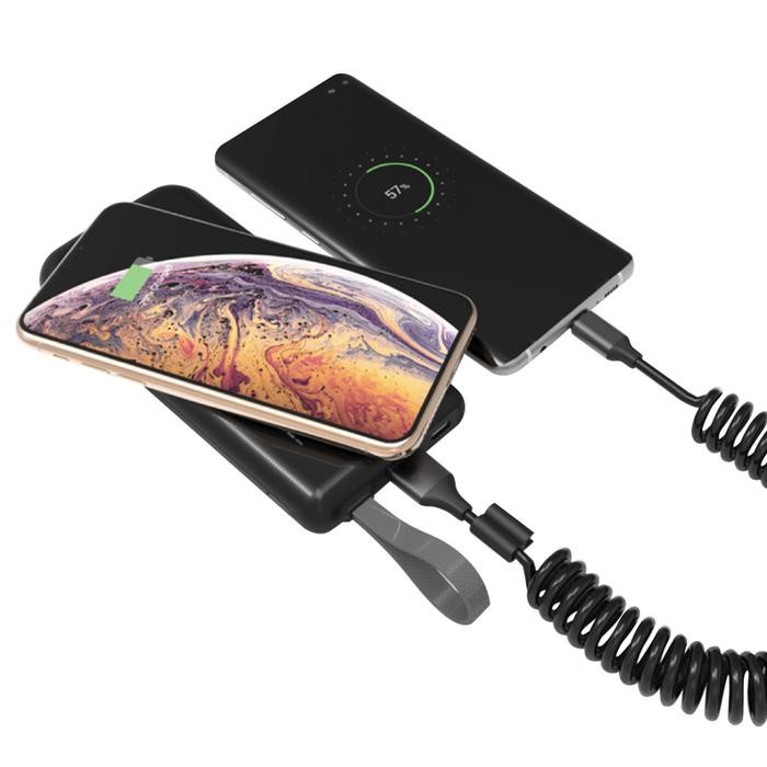Vgen Powerbank 10000mAh Wireless Fast Charging QC3.0 3in1 PB-V10K15