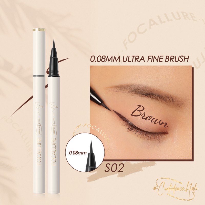 NIK - FOCALLURE Lasting Waterproof Liquid Eyeliner FA200 | Eye liner | Waterproof | Kosmetik Mata | BPOM ORIGINAL