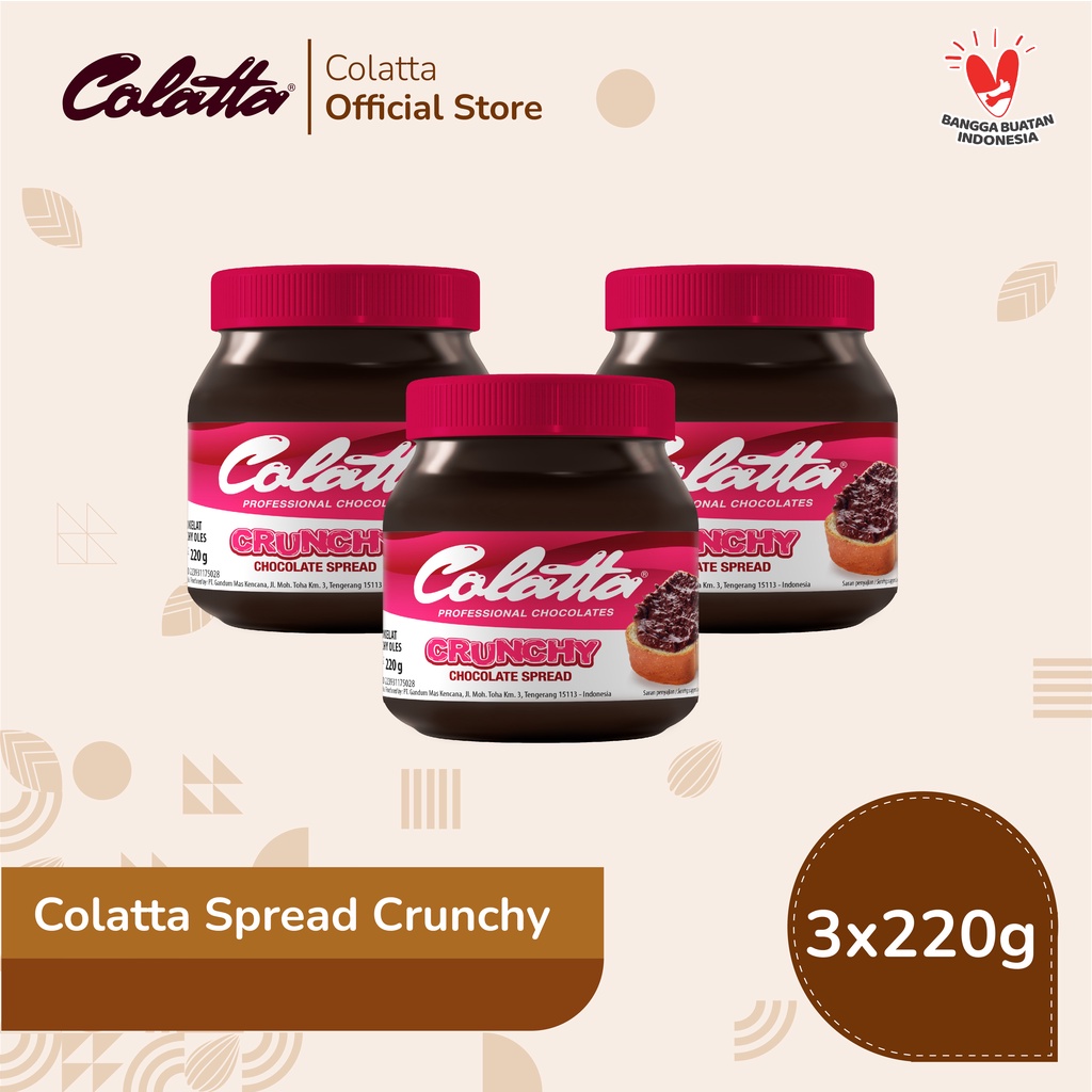 

Bundling Colatta Crunchy Chocolate Spread 220g - Isi 3