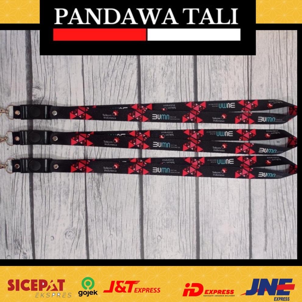 

R28 Lanyard BUMN Telkom Indonesia /Lanyard Murah / Lanyard Printing Pandawa Tali Surabaya BIG DISKON ェ