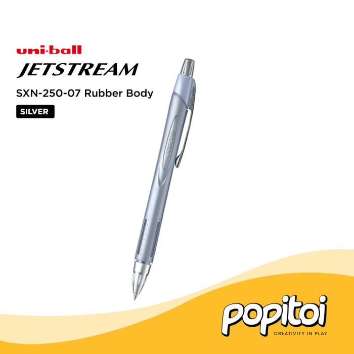 

BISA COD Uni Ball JETSTREAM SXN-250-07 Rubber Body 0.7 mm Ballpoint Pen Uniball