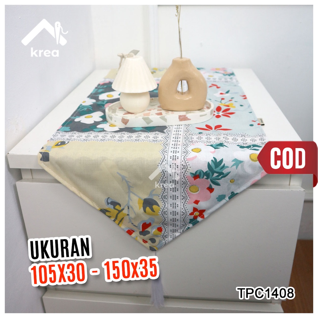 Taplak Meja / Table Runner Ukuran 105x30 - 150x35 TPC1408