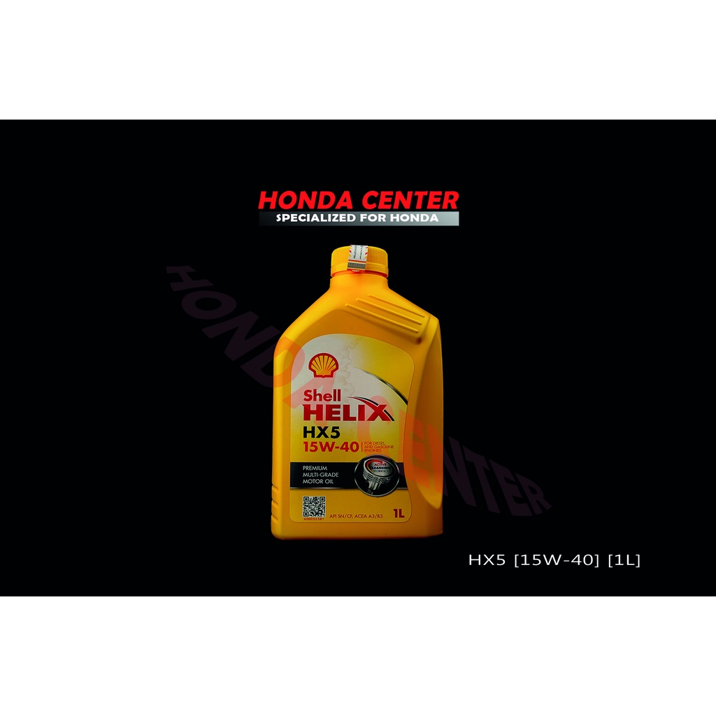 oli shell helix HX5 15W-40 liter di jamin 100% original