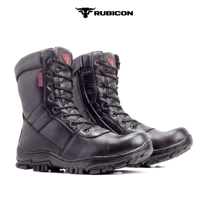 Safety Rubicon Jatah Rover Sepatu Boots Pdl Polri Tni Safety Ujung Besi