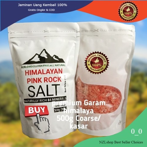 

Garam Himalaya 500gr Premium Salt Original Product of Pakistan Kasar