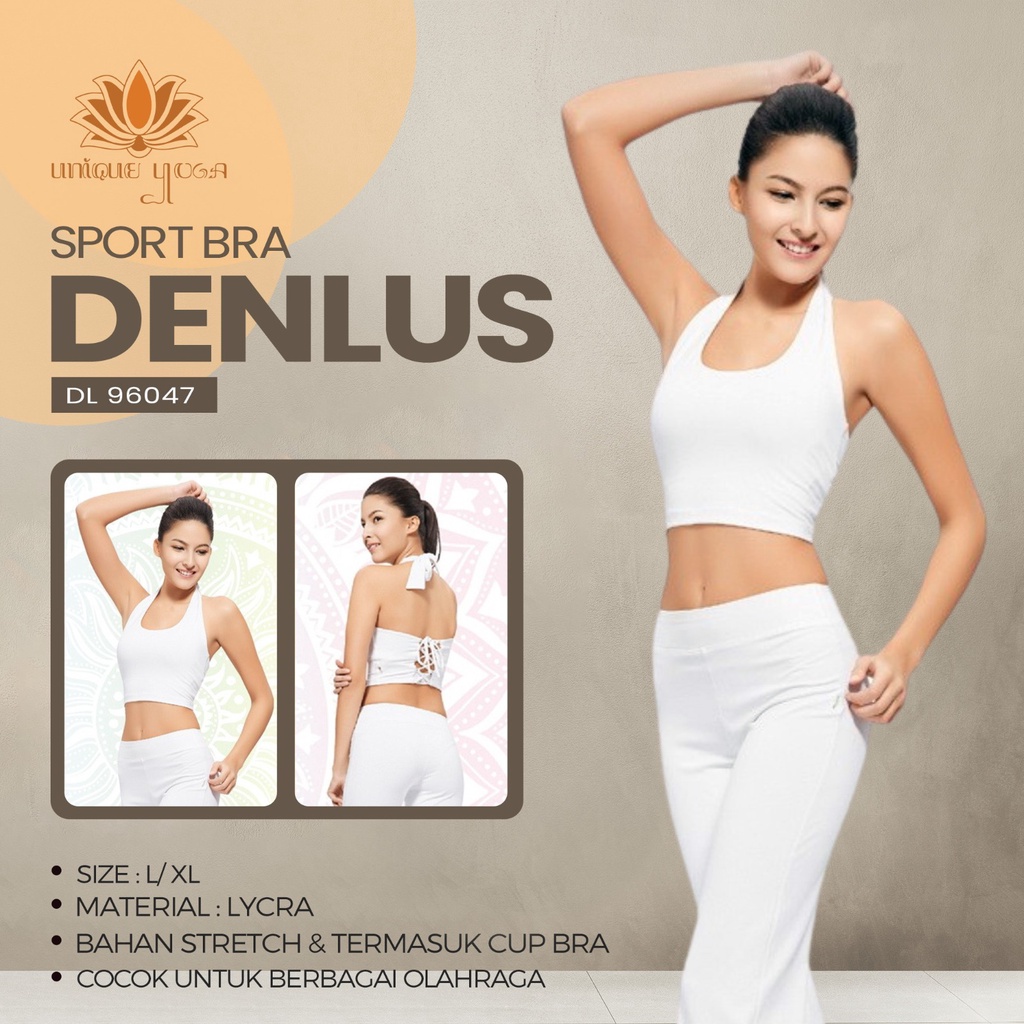 Sport Bra Wanita / Sport Bra Wanita / Bra Yoga DL 96047 Putih / Bra Olahraga / Bra Senam Yoga / Bra 