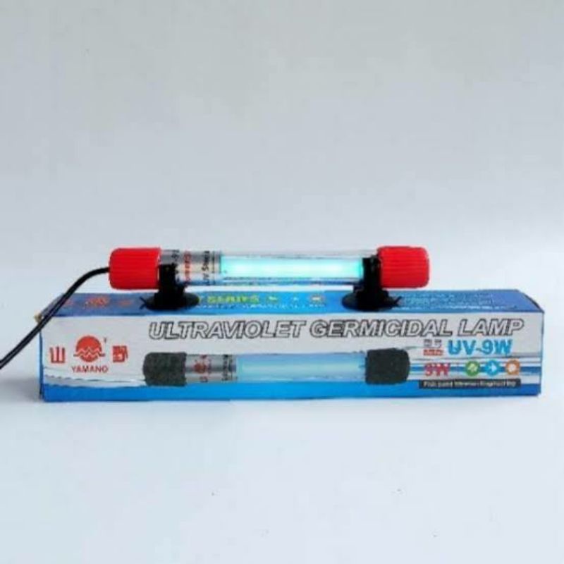 YAMANO ULTRAVIOLET GERMICIDAL LAMP UV 9W LAMPU UV AQUARIUM 9 WATT