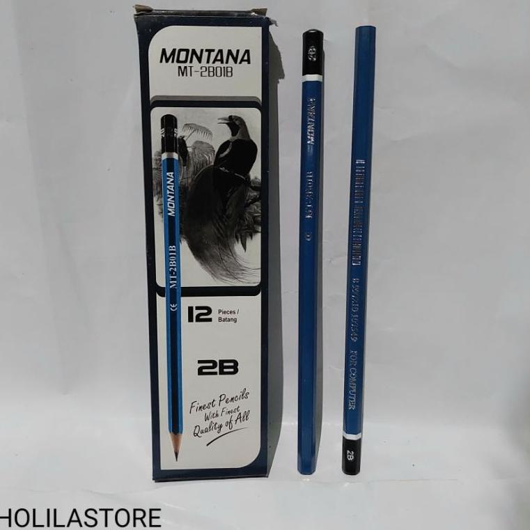 

L25 Pensil 2B Montana 2B01B biru RESTOCK ぷ
